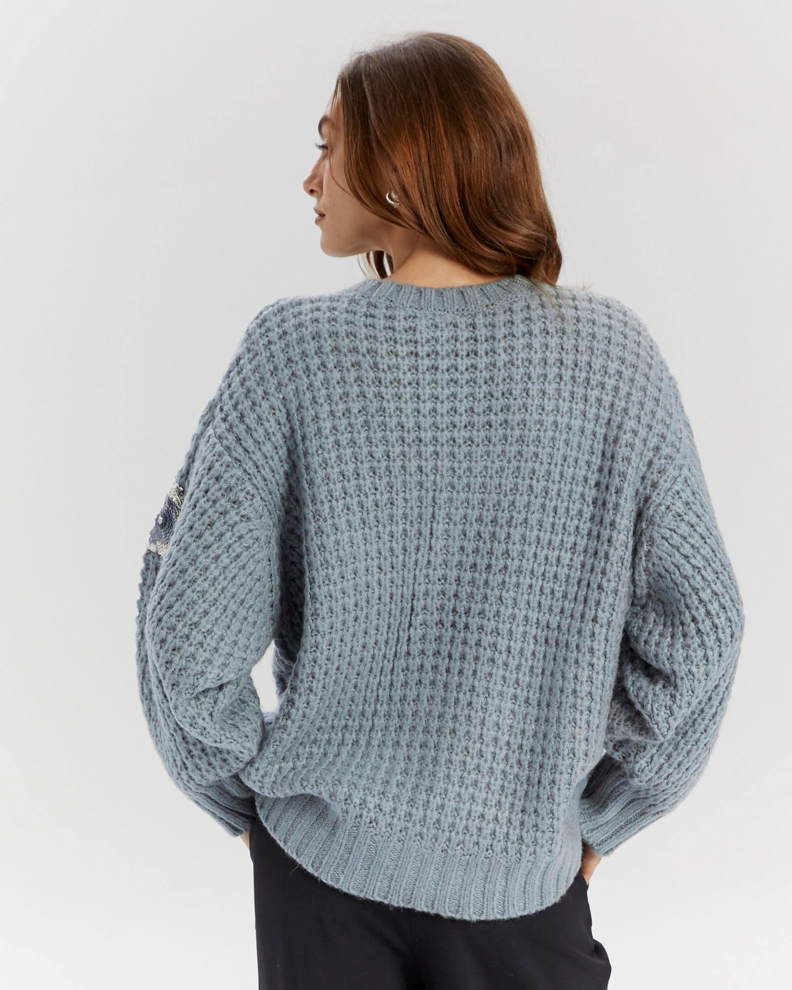 YASFINDA SEQUINED KNIT